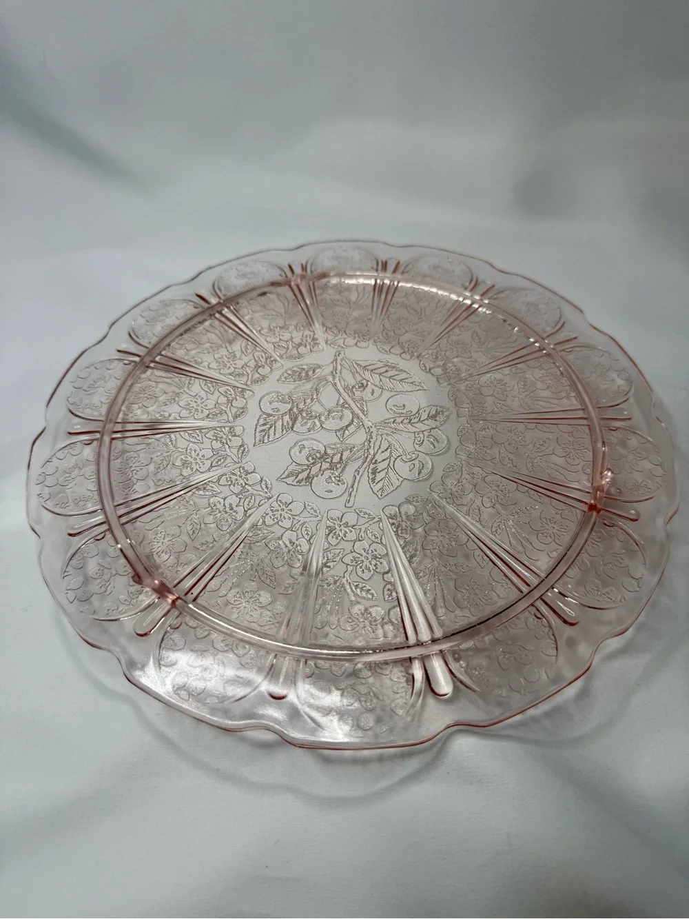 Jeannette Glass - Vintage Cake Plate